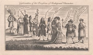Continuation de la procession des personnages de Shakespeare - Unknown artist