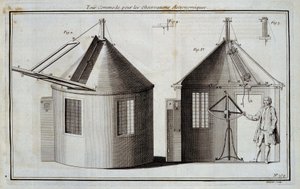 Tour pratique pour les observations astronomiques - dans "Encyclopédie" par Diderot et d