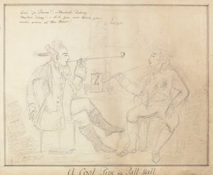 Pipe fraîche à Pall Mall - Unknown artist