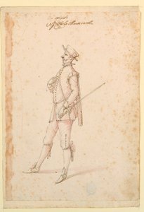 Design de costume : Un capitaine pour un ballet - Unknown artist