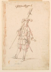 Conception de costume : Un Allemand pour un ballet - Unknown artist
