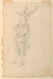 Conception de costume : Un hallebardier pour un ballet - Unknown artist