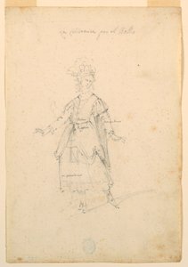 Conception de costume : Une chanteuse pour un ballet