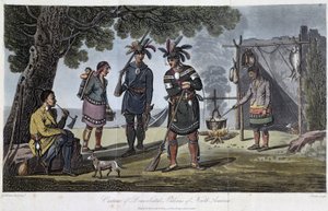 Costumes des Indiens domiciliés d