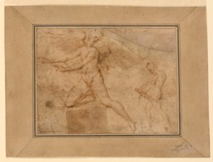 Cupidon visitant Psyché - Unknown artist