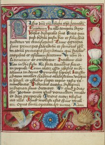 Page de texte décorée