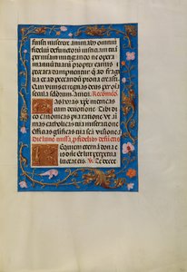 Page de texte décorée