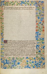 Page de texte décorée