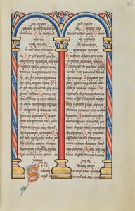 Page de texte décorée - Unknown artist