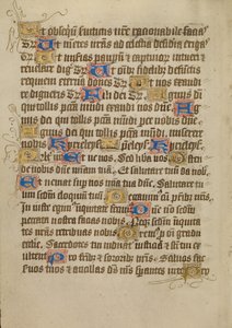 Page de texte décorée