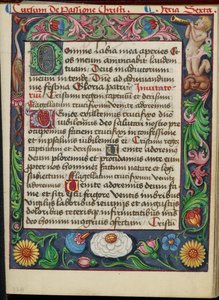 Page de texte décorée