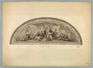 Décorations par Lebrun et Mignard au Palais de Versailles
