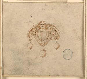 Conception pour une broche avec trois diamants