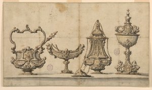 Design pour des ustensiles ecclésiastiques - Unknown artist