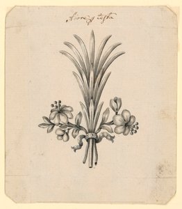 Conception pour fleurs comme coiffure