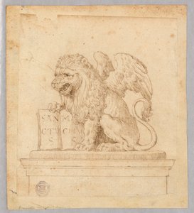 Design pour sculpture du lion ailé de Saint-Marc