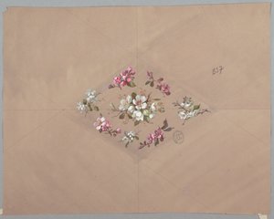 Conception pour papier peint et textiles : Fleurs