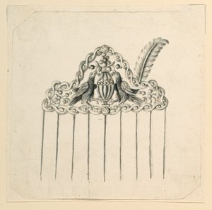 Conception pour un peigne - Unknown artist