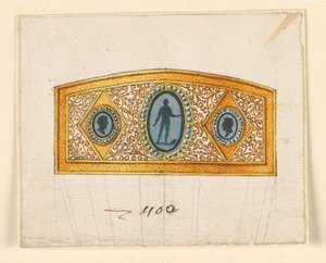 Conception pour un peigne - Unknown artist