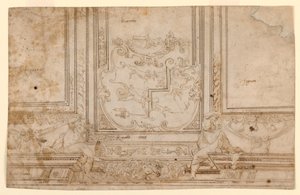 Conception pour un plafond peint - Unknown artist