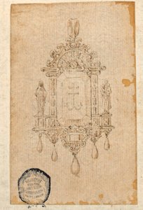 Conception pour un pendentif en forme de niche - Unknown artist
