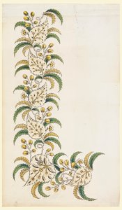 Conception pour une bordure verticale imprimée