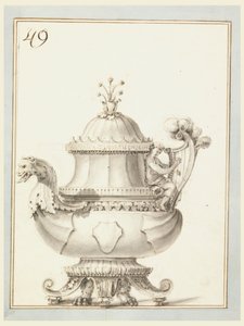 Conception pour une théière - Unknown artist