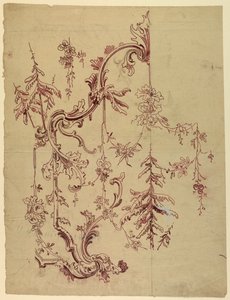 Design pour un tissu ou papier peint tissé ou imprimé