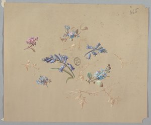 Conceptions pour papiers peints et textiles : Fleurs