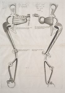 Schéma pour le mors de cheval - Unknown artist