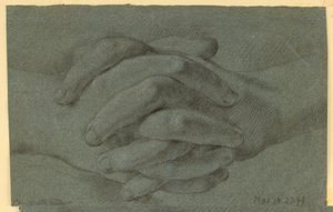 Étude de mains pliées