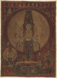 Bodhisattva de la compassion à onze têtes et mille bras (Avalokiteshvara)