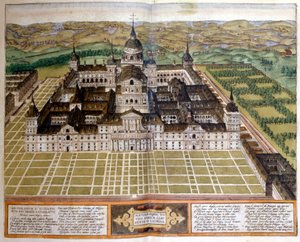 Gravure représentant le palais de l