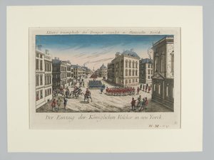 Entrée des troupes royales à New York - Unknown artist