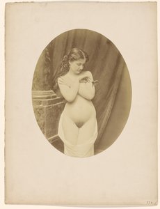 [Nu féminin avec colibri]
