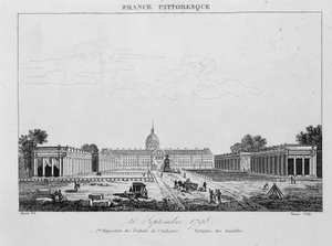 Première exposition des produits industriels : Portique des Invalides, 10 septembre
