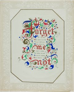 Forget Me Not (valentine) - Unknown artist