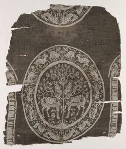 Fragment de couverture de tombe