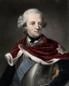 Frédéric II de Prusse (1712-1786) - gravure du 19e siècle