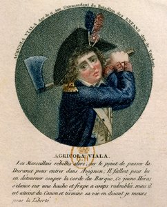 Révolution française : portrait du jeune Joseph Agricol Viala - Unknown artist