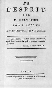 Frontispice de « De l
