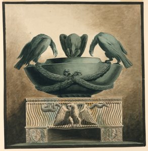 Vase funéraire avec trois