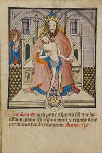 Dieu le Père et le Fils avec la Vierge - Unknown artist