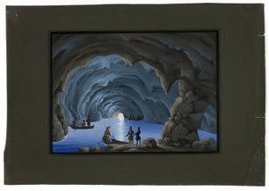Scène de grotte - Unknown artist