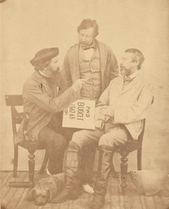 [Portrait de groupe de trois hommes, Inde]