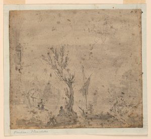 Scène de port - Unknown artist