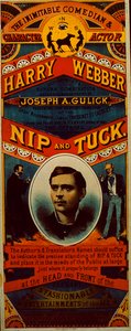 Affiche publicitaire de Harry Webber, c.1890-99
