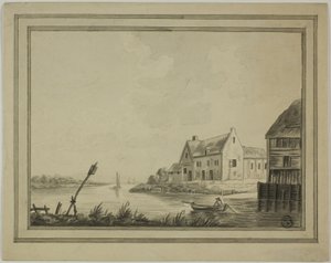 Maisons sur rivière ou canal