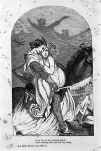 Illustration pour « La Belle Dame sans Merci » par le poète John Keats - Unknown artist