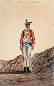 Officier indien, armée du Bengale, c.1805 - Unknown artist